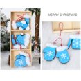 thumbnail image 3 of Matsuzay 1 Juego de guantes colgantes de de Navidad, letrero de sombrero, adornos colgantes de puerta de árbol de Navidad de felpa Kits de decoración para fiestas Rojo, 3 of 6