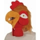 Coq Tête Poulet Hat Visage Masque Adulte Costume Peluche Velours Drôle – image 1 sur 1