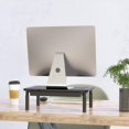 thumbnail image 2 of WALI Base para Monitor con Cajones, Elevador de Monitor Ajustable en Altura Metal, Soporte para Monitor de Computadora con Almacenamiento para Oficina Estudiar Hogar, 37 x 24 cm, Negro (STT003D-B), 2 of 9