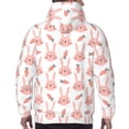 thumbnail image 7 of Kdxio Rabbit Is And Carrots Print Mens Casual Hooded Collar Drawstring Hoodies Pullover Sweatshirts Casual Long Sleeve Shirts-XX-Large, 7 of 7