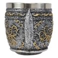 thumbnail image 6 of Ebros Skull With Battle Helmet Tea Coffee Cup Mug 8oz (2 Pieces), 6 of 7