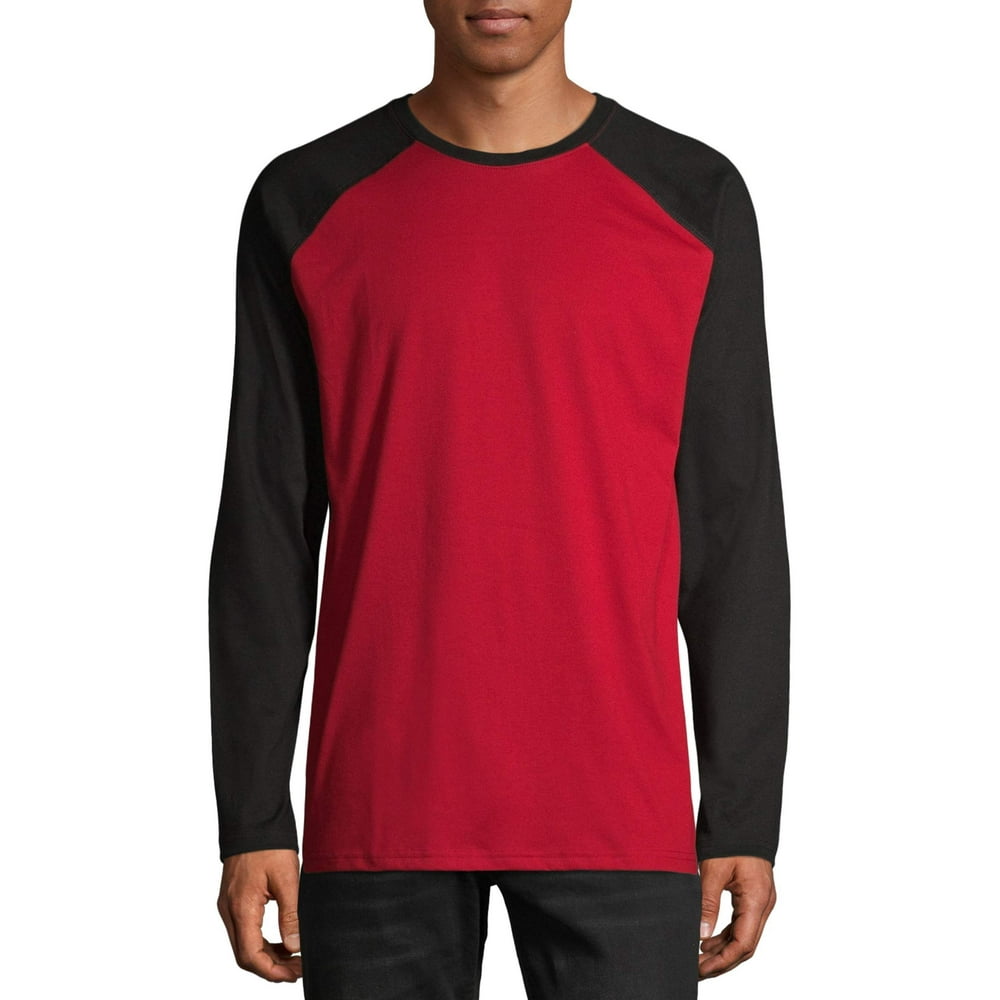 Men's Long Sleeve Crewneck Raglan TShirt
