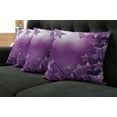 thumbnail image 5 of Ambesonne Christmas Throw Pillow Cover 4 Pack, Xmas Stars Backdrop, 18", Purple, 5 of 5