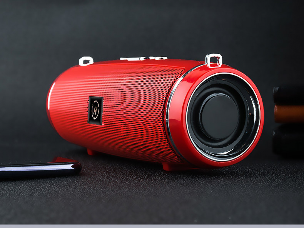 MINII2+ wireless bluetooth speaker mobile card gift mini speaker outdoor portable bluetooth speaker Red