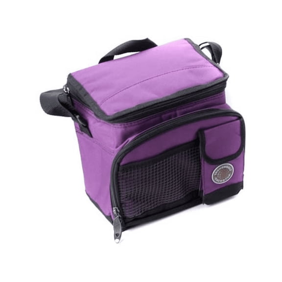 Transworld Durable Deluxe Insulated Lunch Cooler Bag with Shoulder Strap, (Purple)