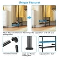 thumbnail image 6 of Timate F3 Heavy Duty Wall Mounted Garment Rack, Industrial Pipe Closet System with Adjustable Shelves, Expandable Storage Wardrobe for Walk-in Closets, Black, 6 of 9