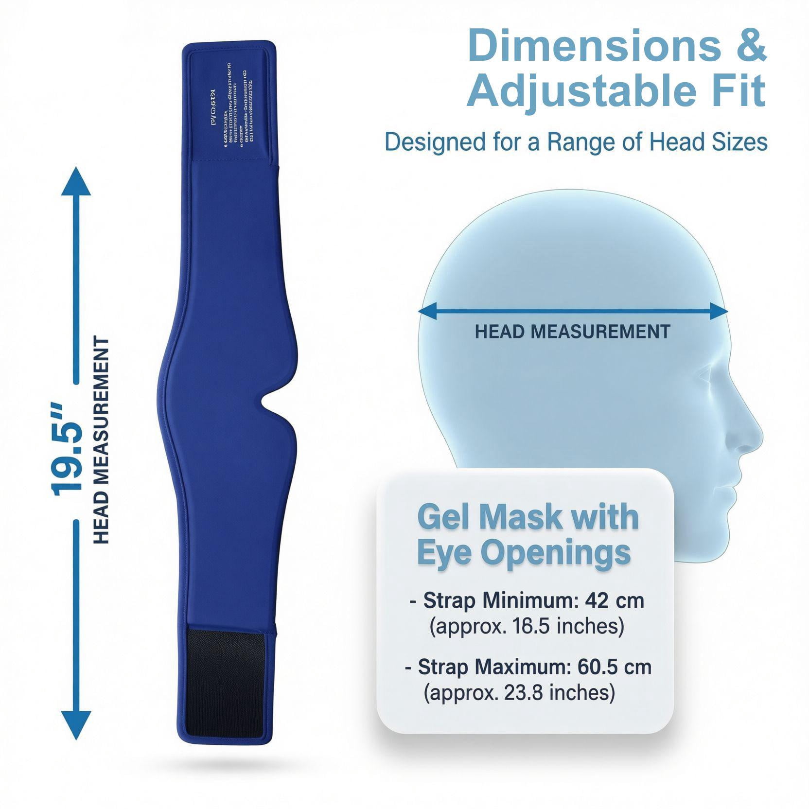 FACEMOON Reusable Gel Eye Mask, Compress for Puffy Eyes & Dark Circles, Cooling Eye Mask