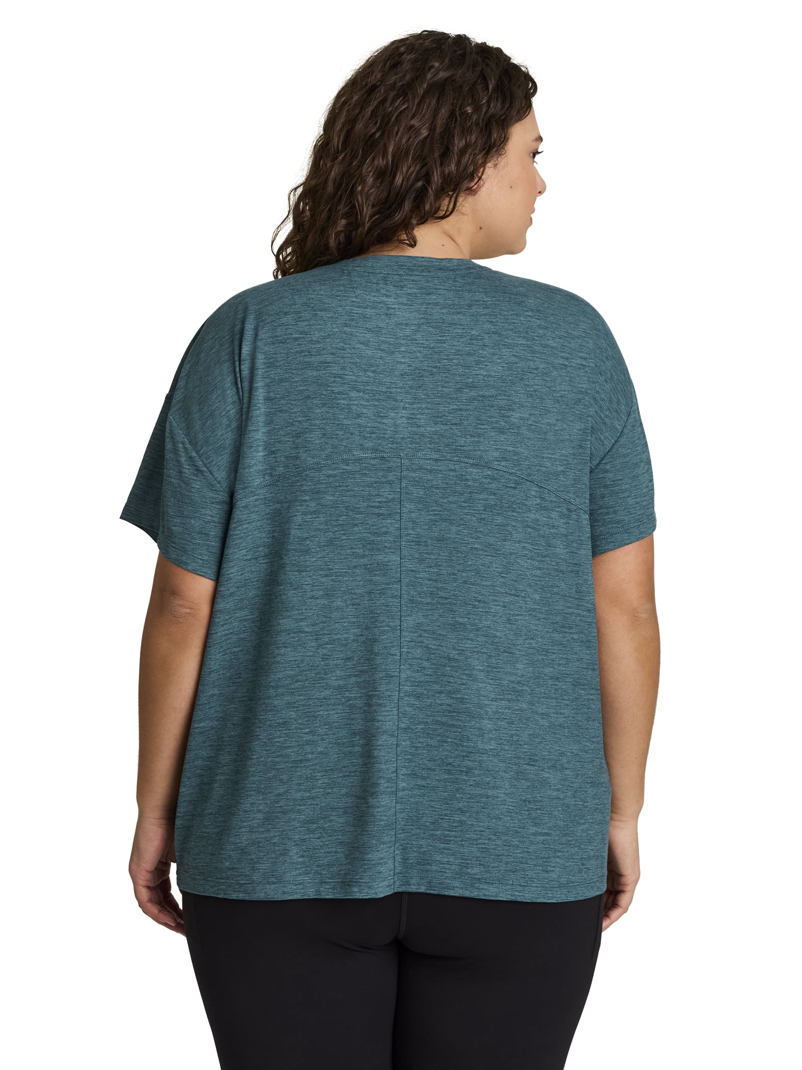 Reebok Women's Legacy Meet & Greet Performance Short Sleeve Top, Sizes XS-4X