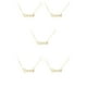 thumbnail image 3 of Jumpingount Doce signos del zodiaco encanto constelaciones collar del zodiaco DIY creativo elegante cómodo con tarjeta de exhibición colgante Tauro oro oro tauro 5piezas Jumpingount CBP222096, 3 of 5