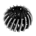 thumbnail image 4 of Mujeres señora Diamante cristales Donut Bun Maker titular pelo estilo garra de pelo Hugo Rhinestone Bun Maker, 4 of 10