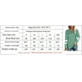 thumbnail image 2 of Womens Long Sleeve Tops Crewneck Sweatshirts Casual Color Block Tunic Tops Pullover, 2 of 7