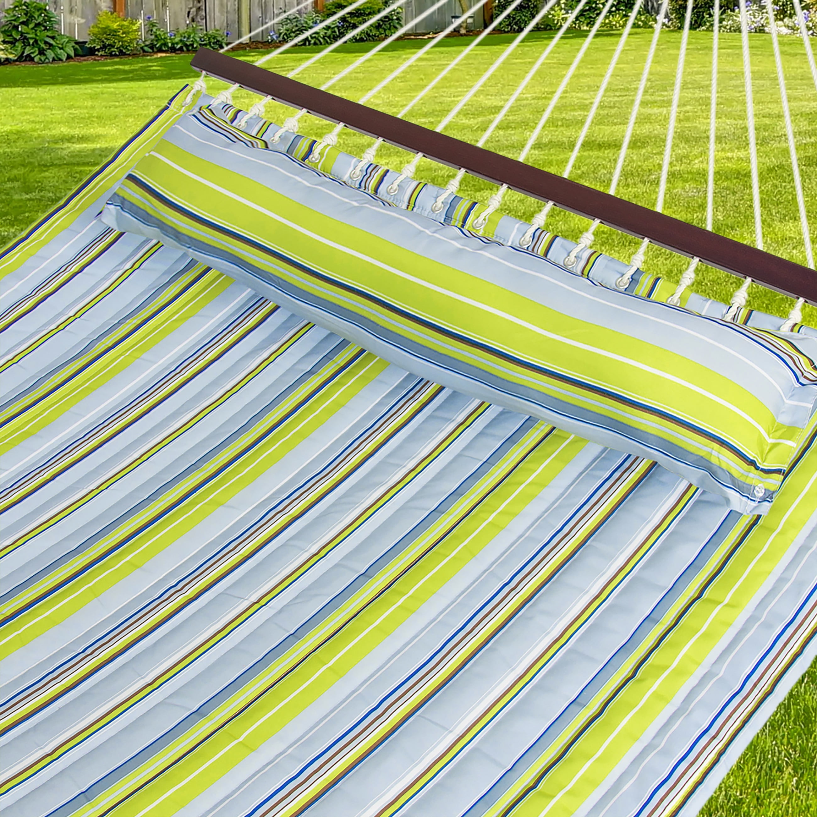 Best Choice Products Quilted Double Hammock W Pillow