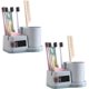thumbnail image 1 of Antibacterial toothbrush holder with toilet organiser, toiletries organiser for the whole family - Blue, 1 of 4