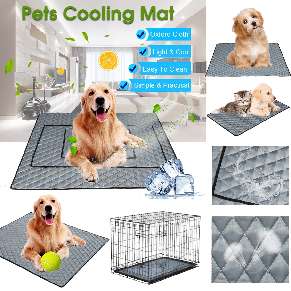 dog bed cooling mat