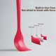 thumbnail image 3 of Cateissary Espátula de silicona para hornear de varios colores, utensilios de cocina antiadherentes resistentes al calor, suave, no deformable Rojo, 3 of 6