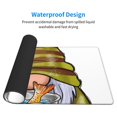thumbnail image 3 of Xecao Fishing Gnome Fisherman for Waterproof Mouse Pad - Extended Contour Mouse Mat, Large Gaming Mousepad Laptop Keyboard Mat with Non-Slip Rubber Base, 3 of 8