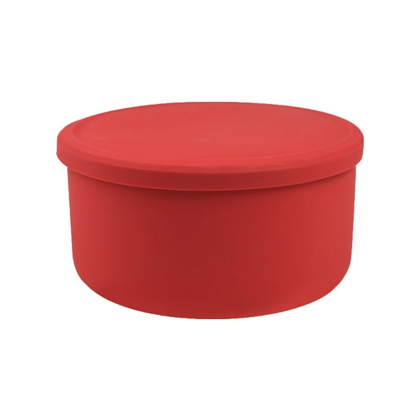 Juego De Recipientes De Silicona Para Almacenar Alimentos Con Tapas (2100 Ml A 400 Ml) - Reutilizables, A Prueba De Fugas, Para Preparar Comidas, Almuerzos, Viajes Y Acampadas - Multicolor