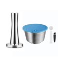 thumbnail image 1 of Cápsula Dolce Gusto reutilizable de Metal de acero inoxidable recargable, cubierta de silicona, máquina de café Dolce Gusto, cuchara de café con Clip Tan Jianjun unisex, 1 of 2