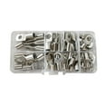 thumbnail image 1 of 60 Pcs Cable Lug Set For 6-25Mm² Wire Tinned Copper Wire Lugs Battery Cable Ends Crimp Wire Connectors Ring Terminals, 1 of 6