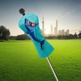 thumbnail image 4 of Funda de cabeza de palo de Golf de PU con n.  degree etiqueta, forro polar impermeable, funda con patrón de tiburón para Fairway Woods Driver, regalo para h 3 5 azul marino Macarena  Funda para palos de golf, 4 of 8
