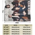 thumbnail image 3 of One Music Direction Throw Blankets Warm Super Soft and All Season Plush Blanket for Sofa Bed Living Room Decor 40"x30", 3 of 6