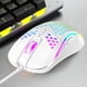 thumbnail image 3 of Sidaley Ratón de juego hueco ligero Ratón de juego profesional Ratón optoelectrónico Accesorios de computadora óptica Blanco Blanco 2Conjunto, 3 of 6