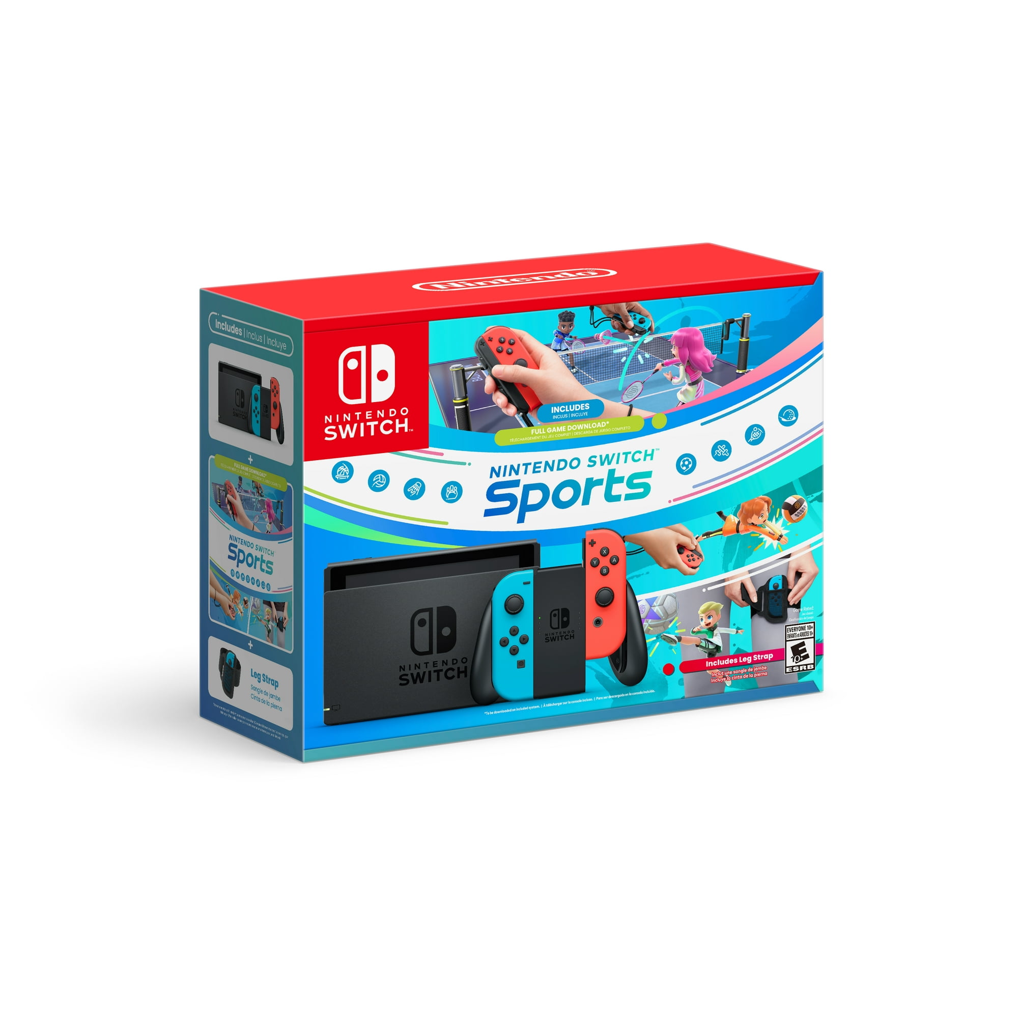Nintendo Switch Sports セット Nintendo Switch + Nintendo Switch Sports + Leg Strap Bundle (Limit