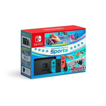 Nintendo Switch (OLED model) w/ Neon Red & Neon Blue Joy-Con