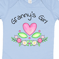 thumbnail image 4 of Inktastic Granny's Girl- Heart Flowers Girls Baby Bodysuit, 4 of 5