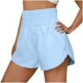 thumbnail image 3 of TAGOLD Women's Summer Athletic Shorts Pants,Casual Plus Size Short Pants for Womens,Fashion Women’s High Waisted Elastic Waist Wide Half Shorts Pants Casual Summer Comfortable Pant, 3 of 5