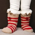 thumbnail image 2 of KEINXS 0-8 Years Christmas Fuzzy Socks for Toddler Girls Cozy Fuzzy Slipper Socks Toddler  Thick Fluffy Socks Warm Fleece Socks Red Santa 0-8 Years, 2 of 4