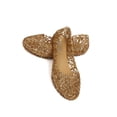 thumbnail image 2 of Minnieouse 1 par de sandalias de mujer, zapatos de gelatina plana transpirables informales de verano de cristal a la moda, calzado calado para viajes y Calzado Tamaño 39 Oro Minnieouse AP012373-12, 2 of 6