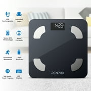 RENPHO Smart Scale for Carpet, Bluetooth Digital Body Weight Scale, 400lb