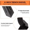thumbnail image 2 of Trench Shovel for Digging, Heavy Duty Trenching Shovel with Fiberglass Handle, 2 of 4