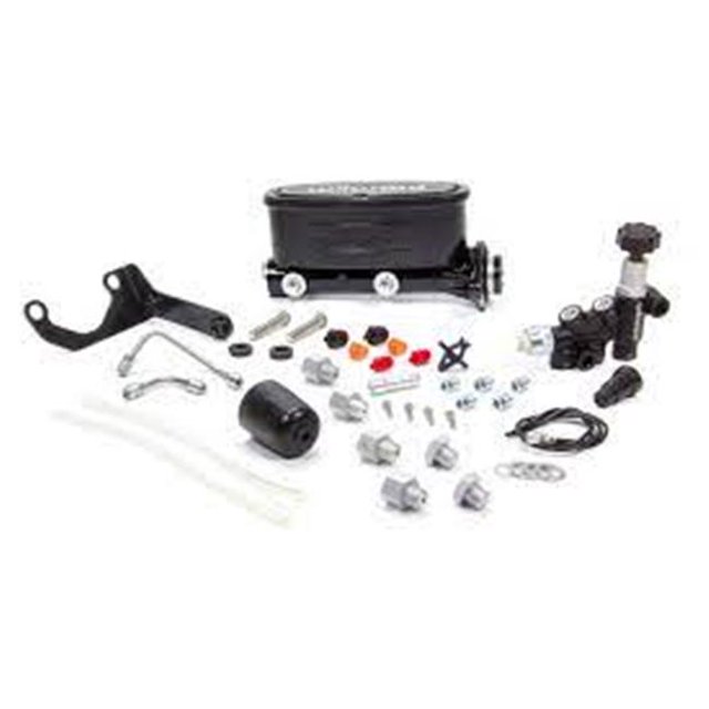 Trousse MC Tandem pour VTT à Alésage de 1,12 Po avec Support et Valve Accessoire, Noir