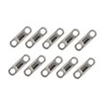 thumbnail image 2 of DYNWAVECA 10 Pieces Fishing Swivels High Strength Copper Barrel Swivels Connector 6mm, 2 of 10