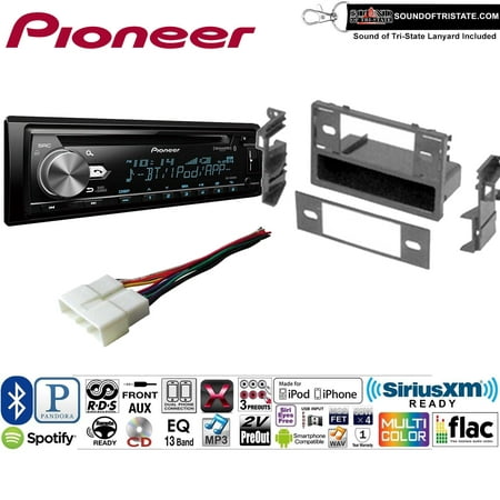 Pioneer DEH-S6010BS Double Din Radio Install Kit with Bluetooth, Sirius XM, CD Player Fits 1990-1997 Honda Accord, 1990-2001 Acura Integra + Sound of Tri-State