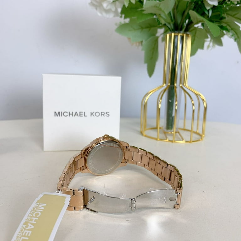Michael Kors Layton Women's Rose Gold Stainless Steel Watch Michael Kors Layton Women's Rose Gold Stainless Steel Watch