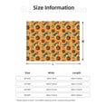 thumbnail image 5 of Disketp Beautiful Bohemian Sunflower Flannel Blankets - Thick and Warm Blanket for Winter, Soft Fuzzy Plush King Blanket for All Seasons60"x50", 5 of 6