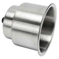 thumbnail image 1 of Stainless steel mug holder brushed with drainage boat campervan., 1 of 5