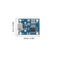 thumbnail image 2 of Módulo de cargador de batería TP4056 MICRO USB 4.5-5.5V 1A Paquete de 2, 2 of 5