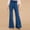 Sky Blue, variant on Flare Jeans for Women High Waisted Pull On Bell Bottom Jeans Trendy Elastic Denim Pants, Blue