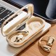 thumbnail image 3 of Auriculares inalámbricos Bluetooth True wireless, tipo de colgante intrauditivo, pantalla inteligente, sonido de alta fidelidad, beige, 3 of 7