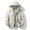 Beige, variant on Men's Windbreaker Loose Zipper Long Sleeves Hooded Lightweight Waterproof Coats for Casual Hiking Cycling
