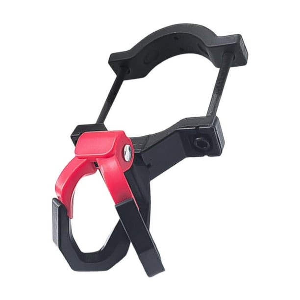 Gancho para colgar casco de motocicleta, ligero, de montaje sencillo y multifuncional. Negro Rojo