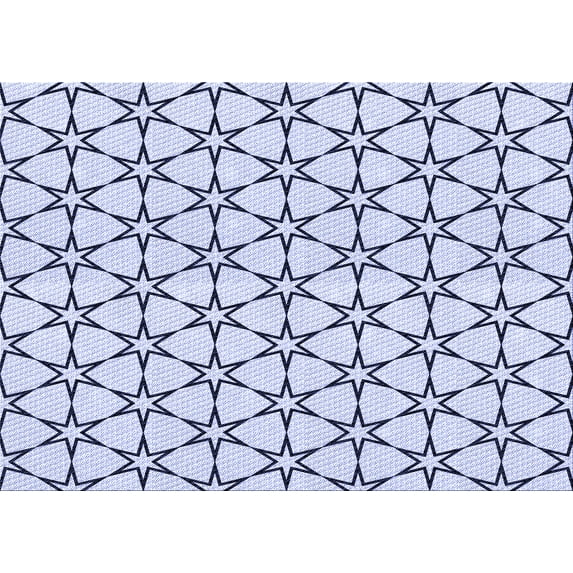 Ahgly Company Machine Washable Indoor Rectangle Transitional Lavender Blue Area Rugs, 5' x 8'