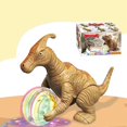 thumbnail image 2 of Electronic Dinosaur Toy Plastic: Ball Light up Walking Dinosaur Educational Toy, 2 of 8