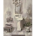 thumbnail image 2 of Hageman, Marilyn 20x24 White Modern Wood Framed Museum Art Print Titled - French Bath III Gray, 2 of 4