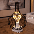 thumbnail image 2 of Red Wine Shape Lamp Led Lamp Wine Cup Table Light Metal Wrought Iron Lamp Modern Home Decoration, 2 of 5