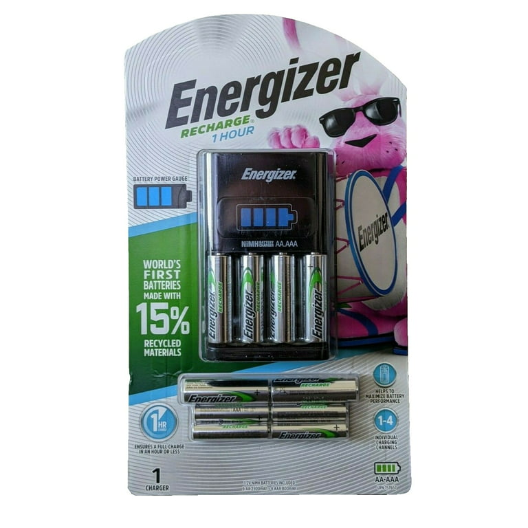 Energizer 6 AA 4 AAA Batteries with Charger - Walmart.com